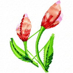 Flowers And Tree Embroidery Design 5 Flowers And Tree Embroidery Design 5